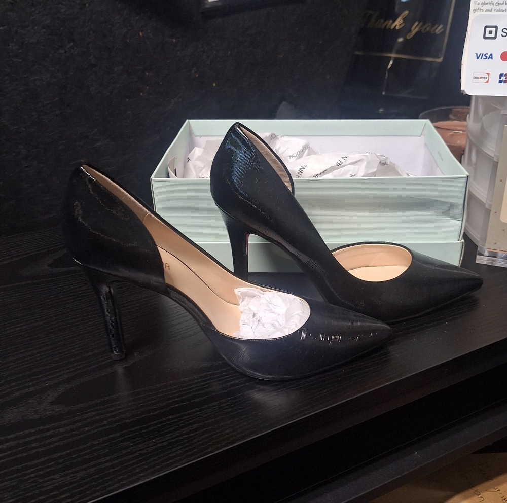 Jean Ardor Elegant Black Women's Heels